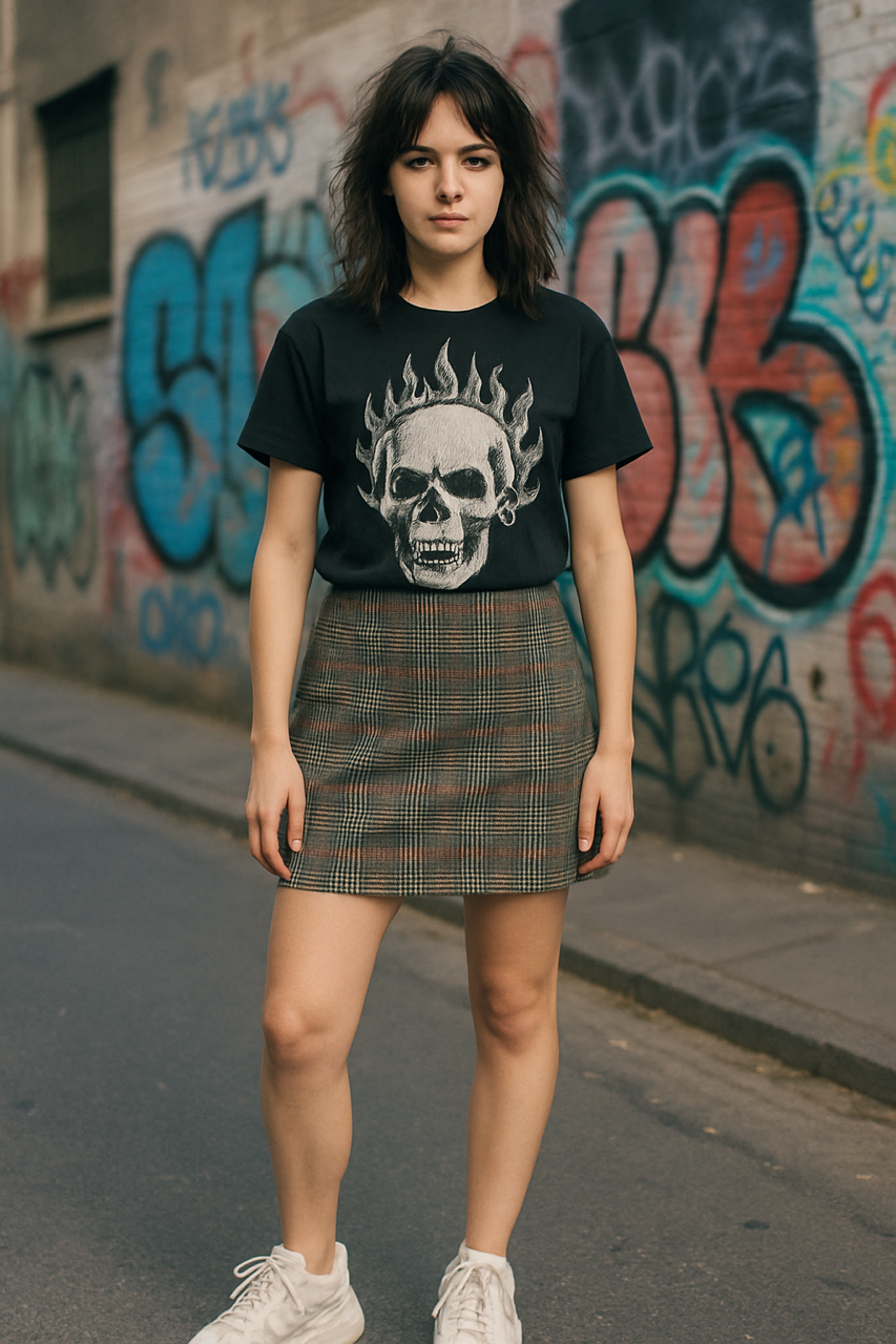 Falda cuadros