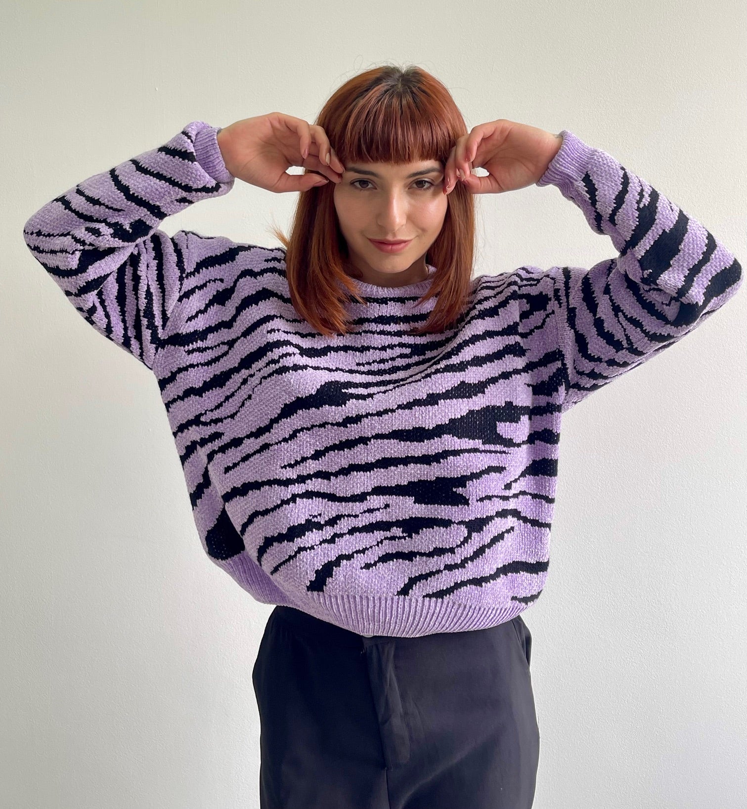 Tricot Cebra Lila