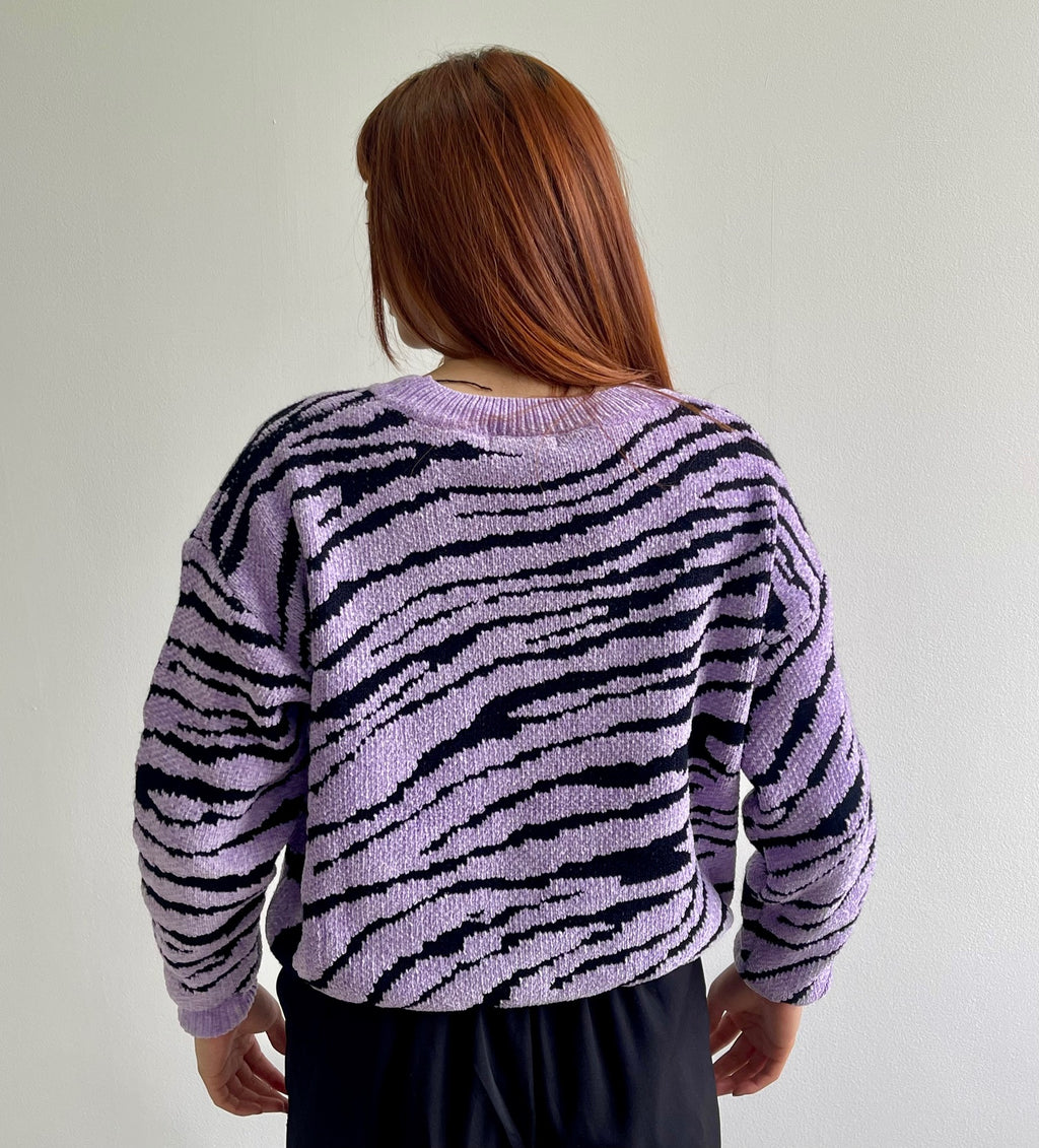 Tricot Cebra Lila
