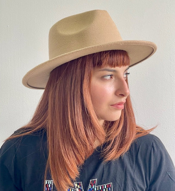 Sombrero básico Beige