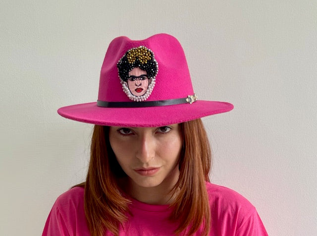 Sombrero Frida Fucsia