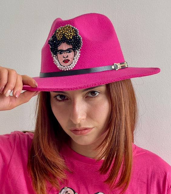 Sombrero Frida Fucsia