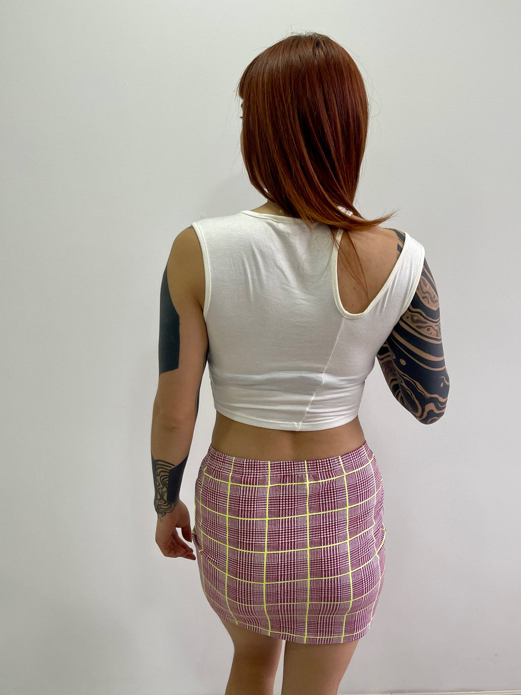 Falda cuadros