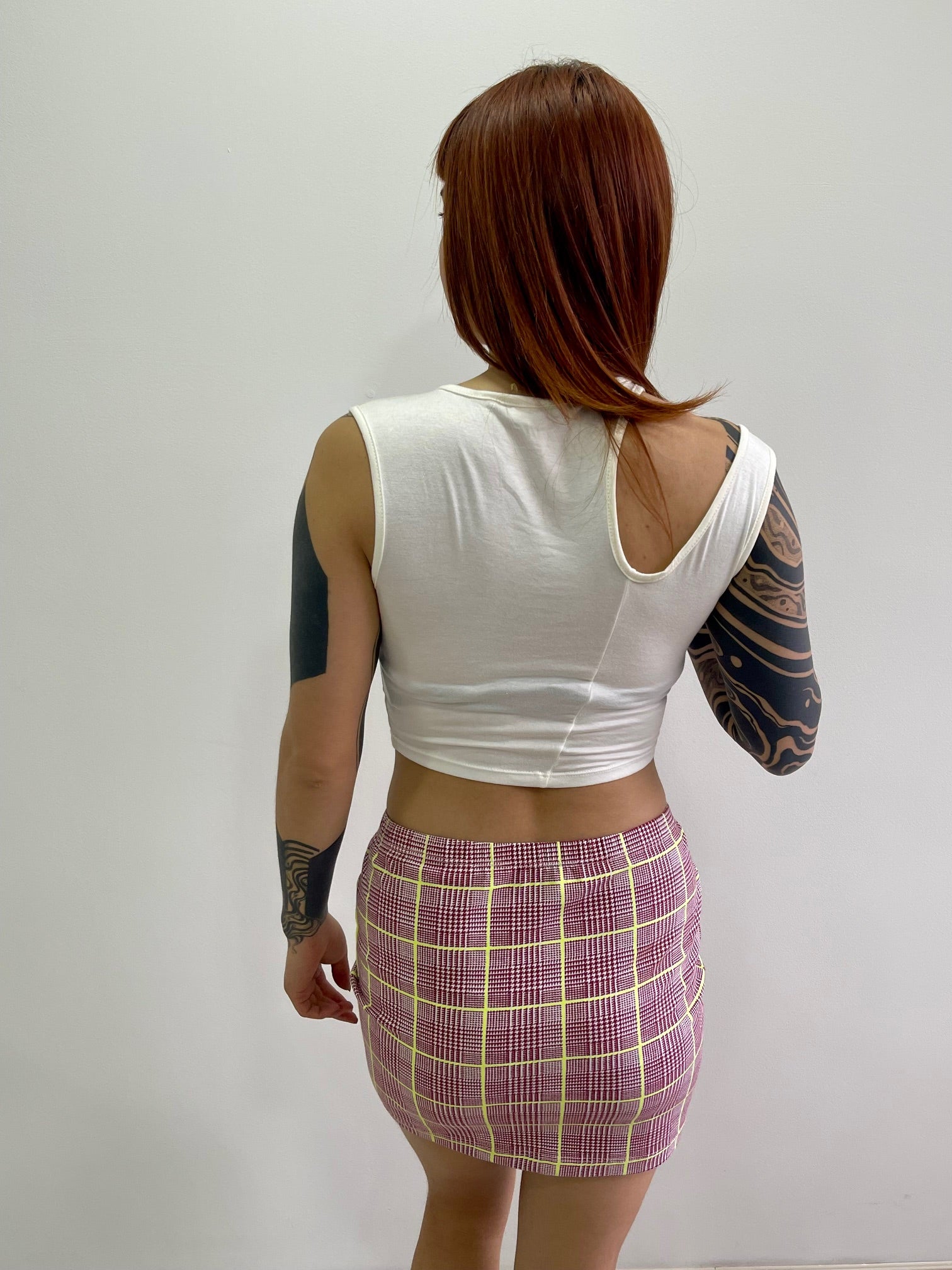 Falda cuadros
