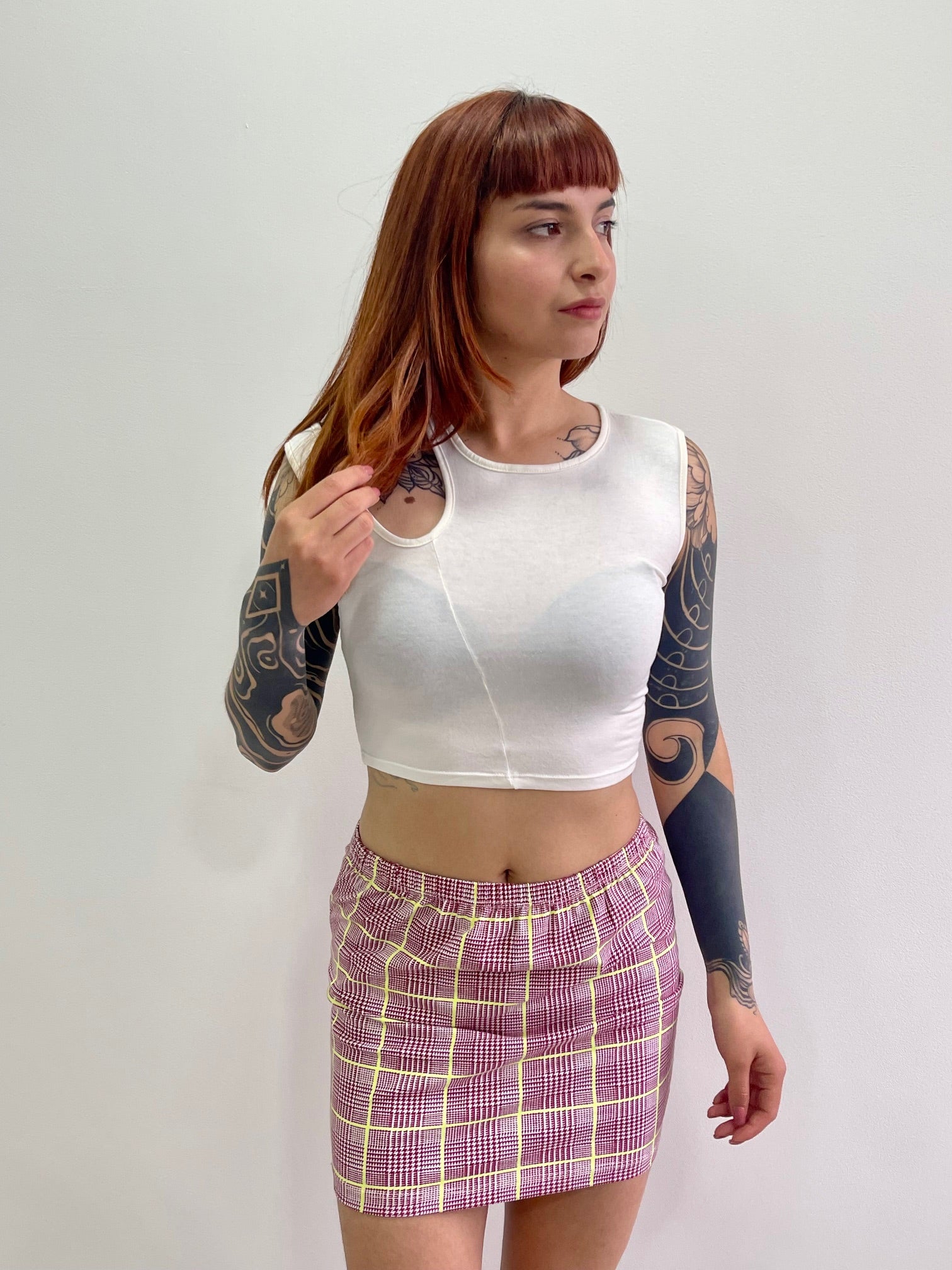 Falda cuadros