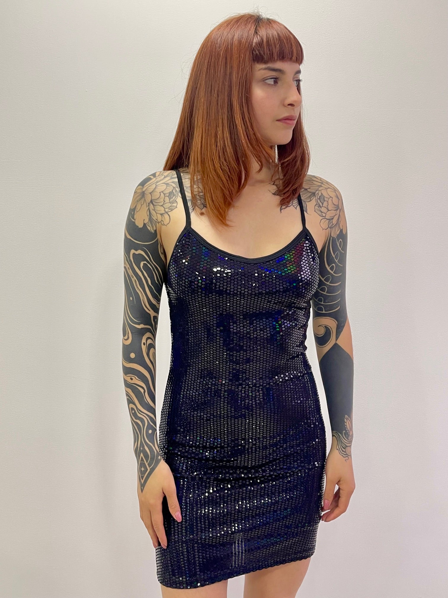 Vestido brillate negro