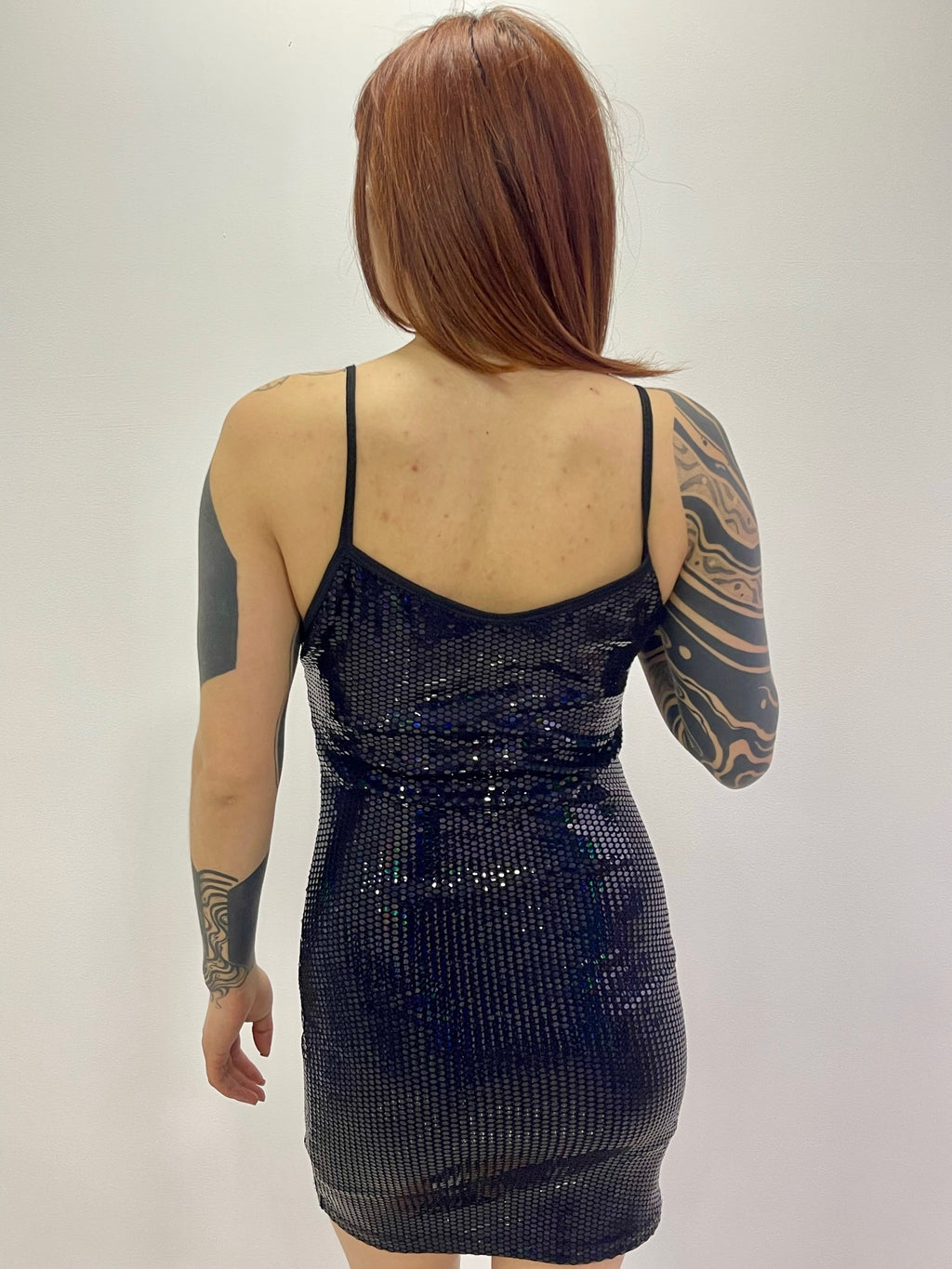 Vestido brillate negro