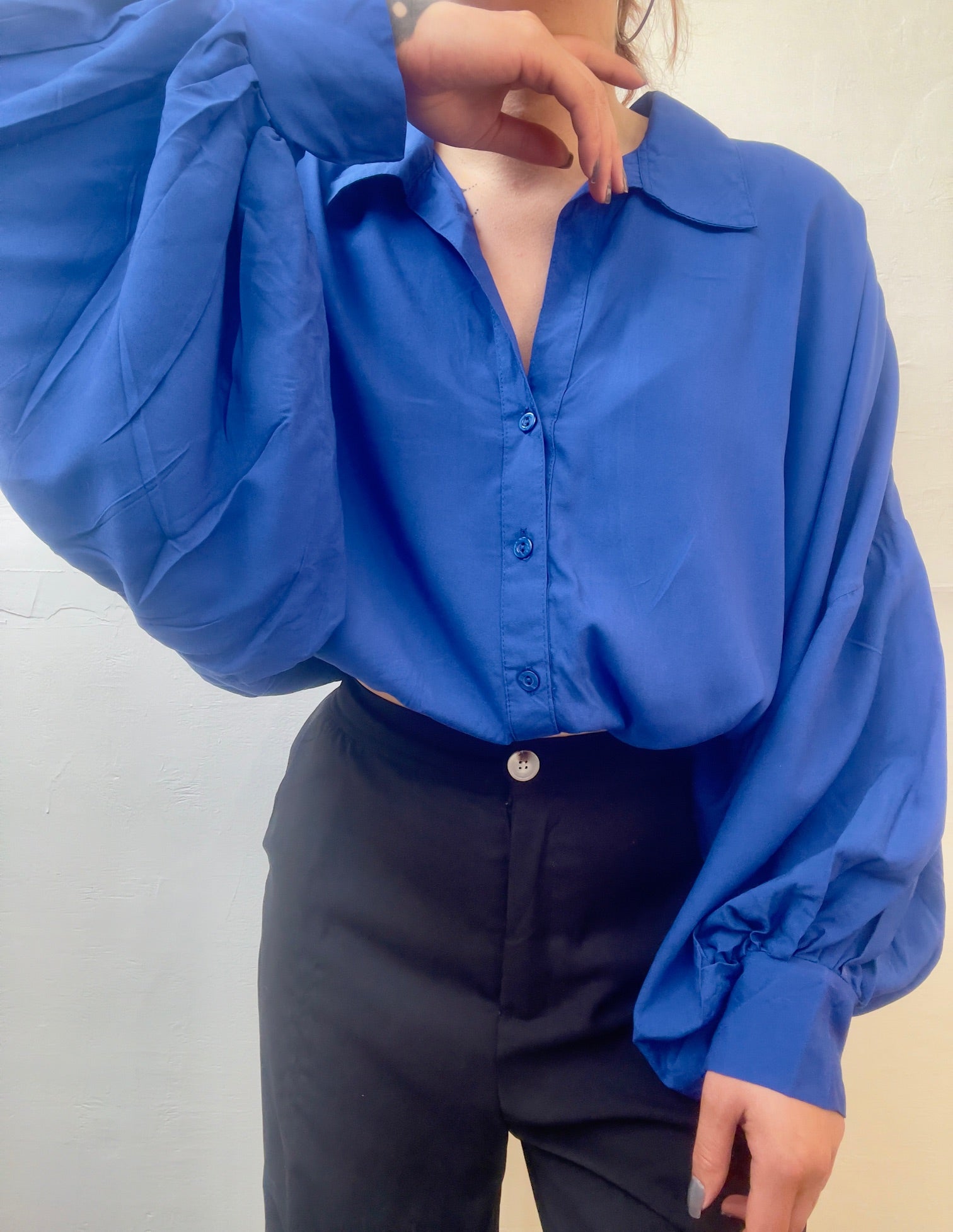 Blusa Manga Globo