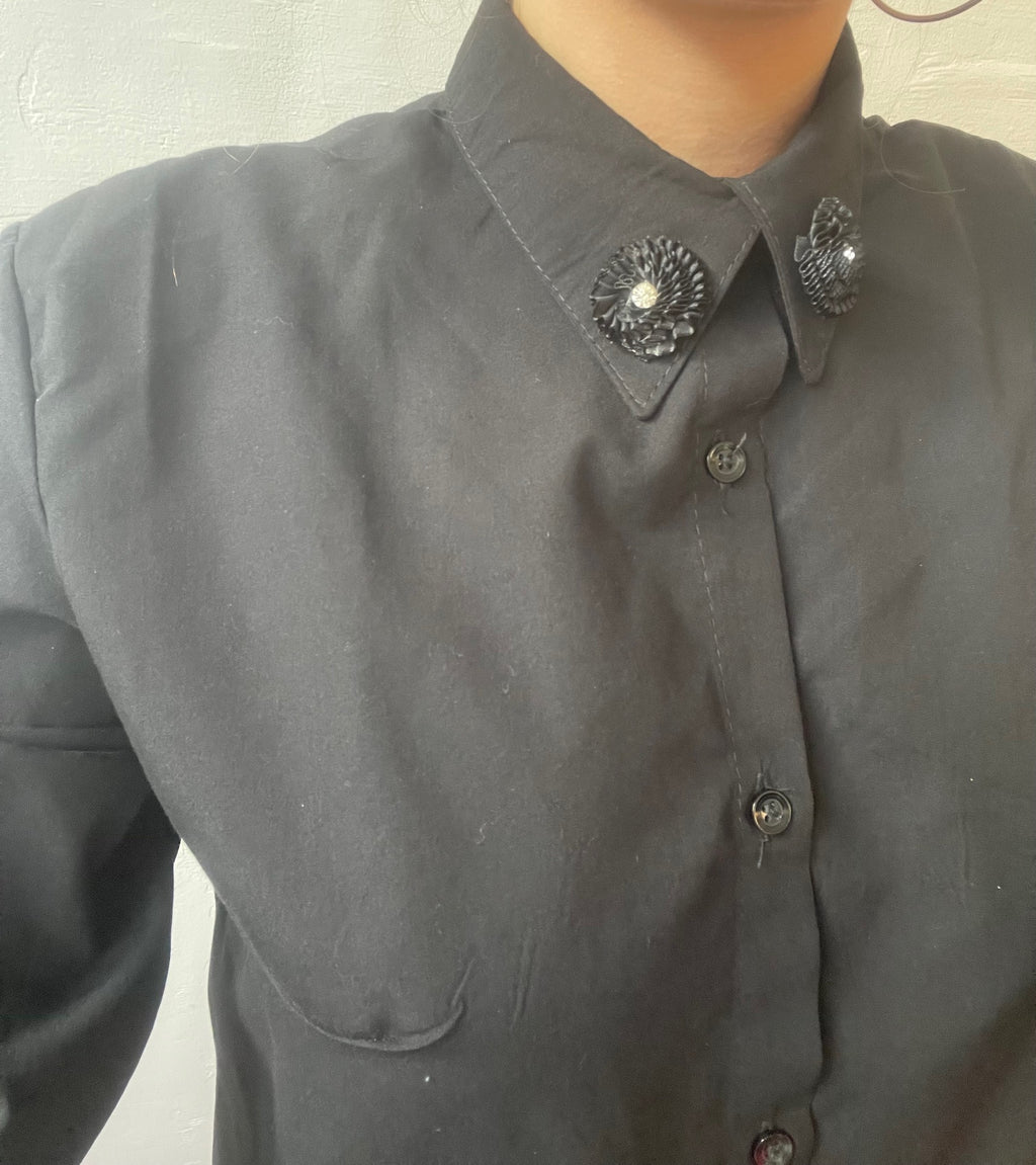 Blusón Cuello Flores