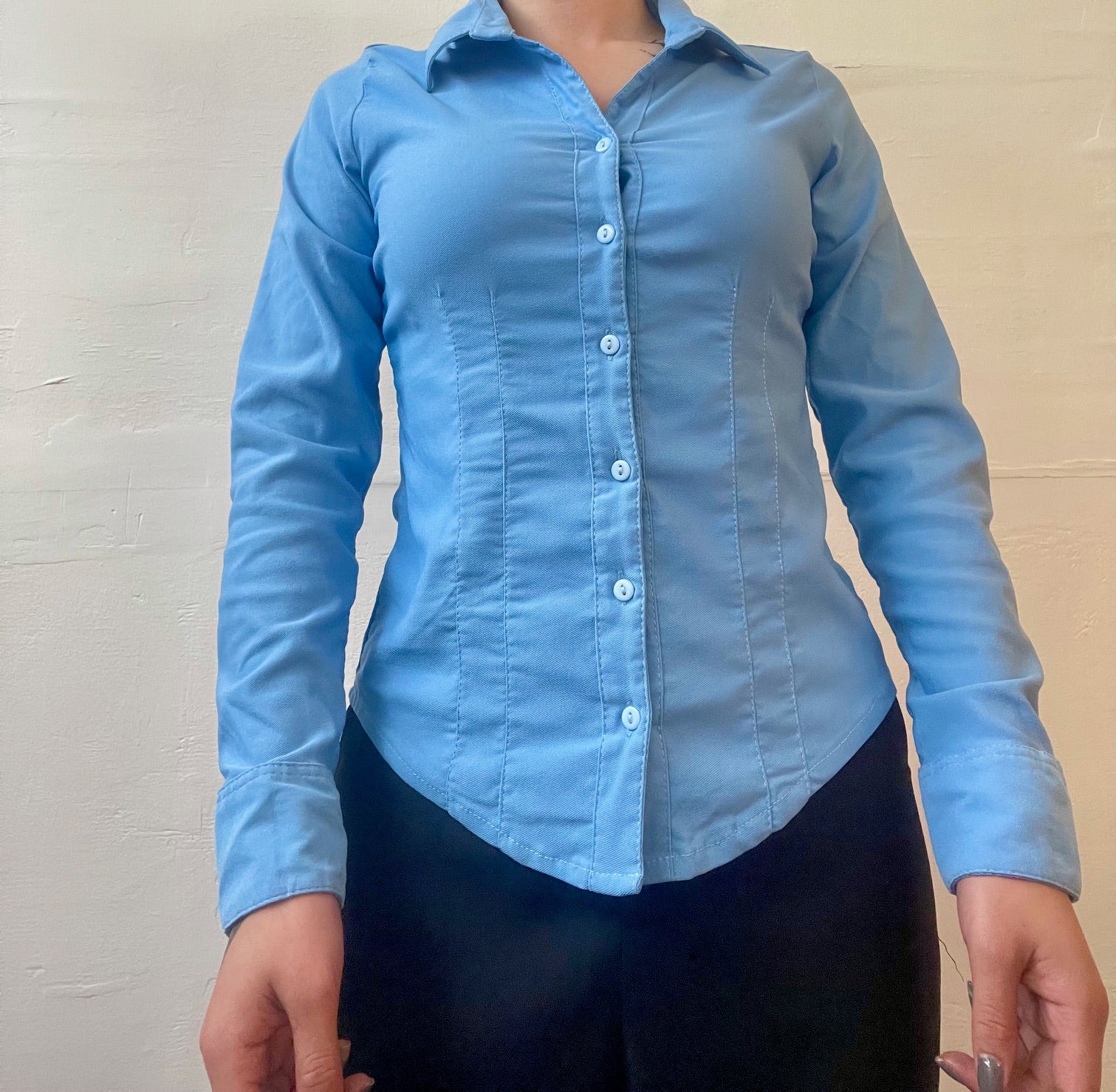 Camisa Baby Blue