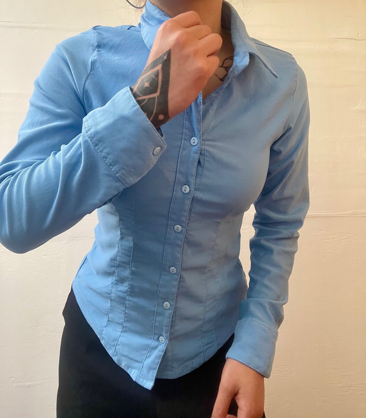 Camisa Baby Blue