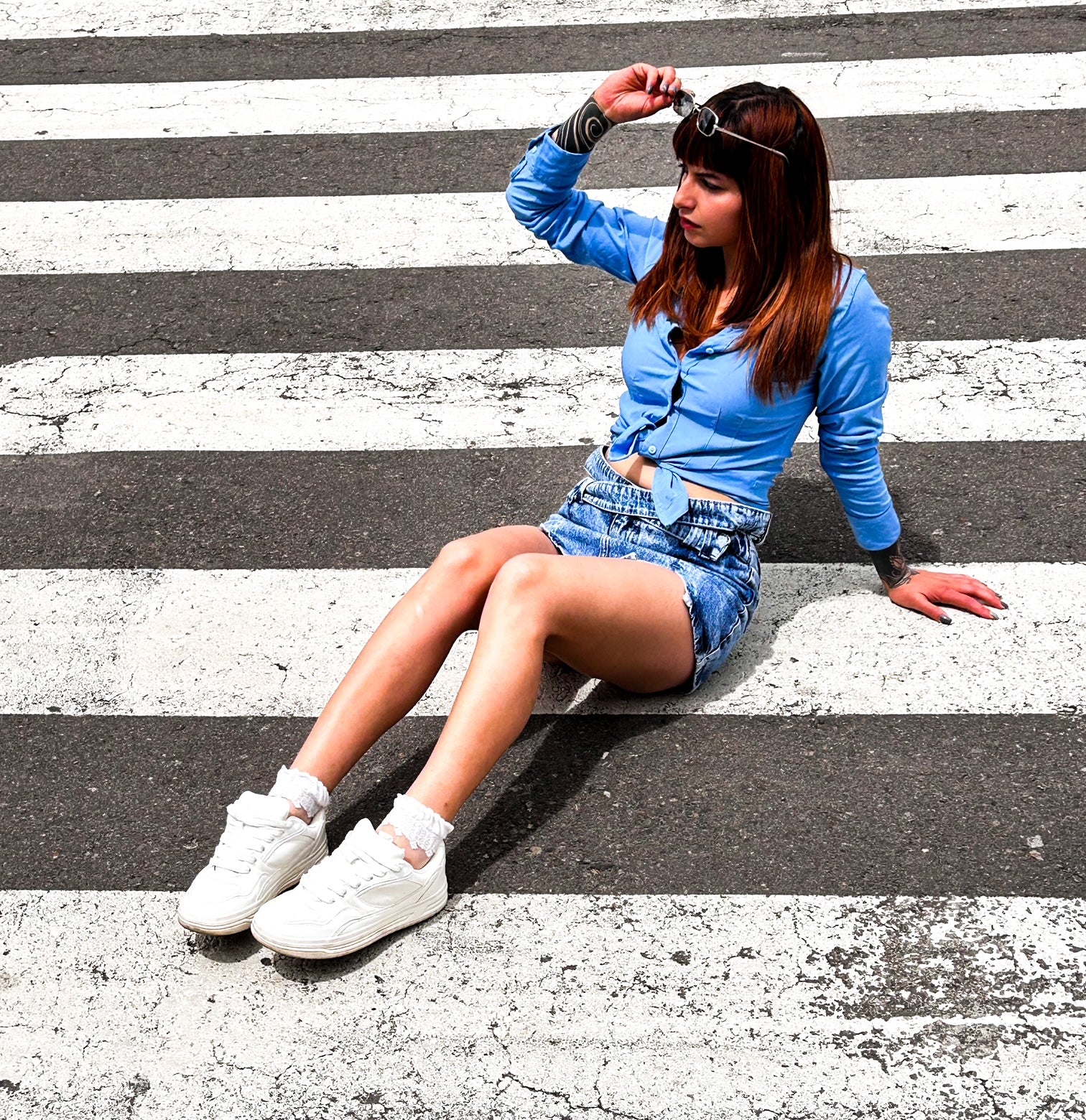 Camisa Baby Blue