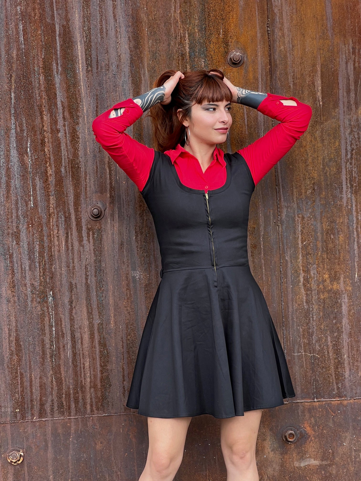 Vestido cremallera