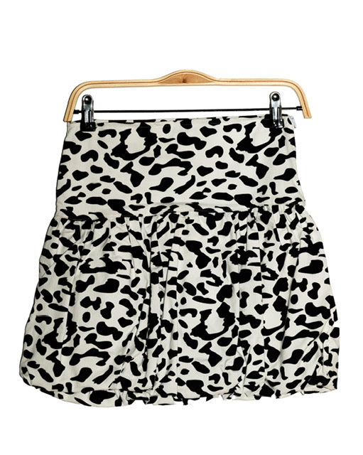 Falda globo animal print cow