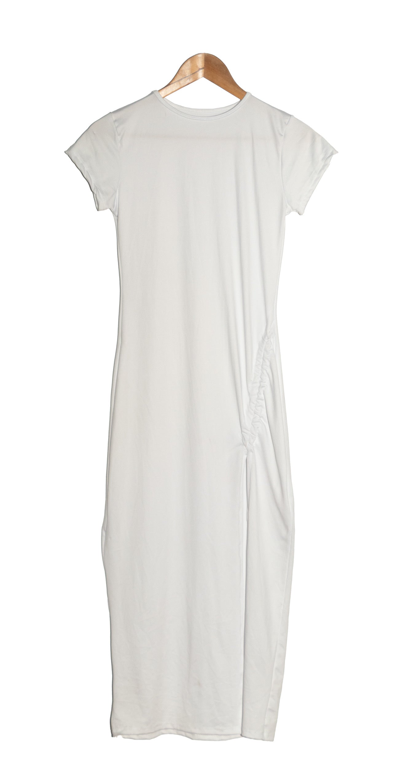 Vestido de abertura blanco