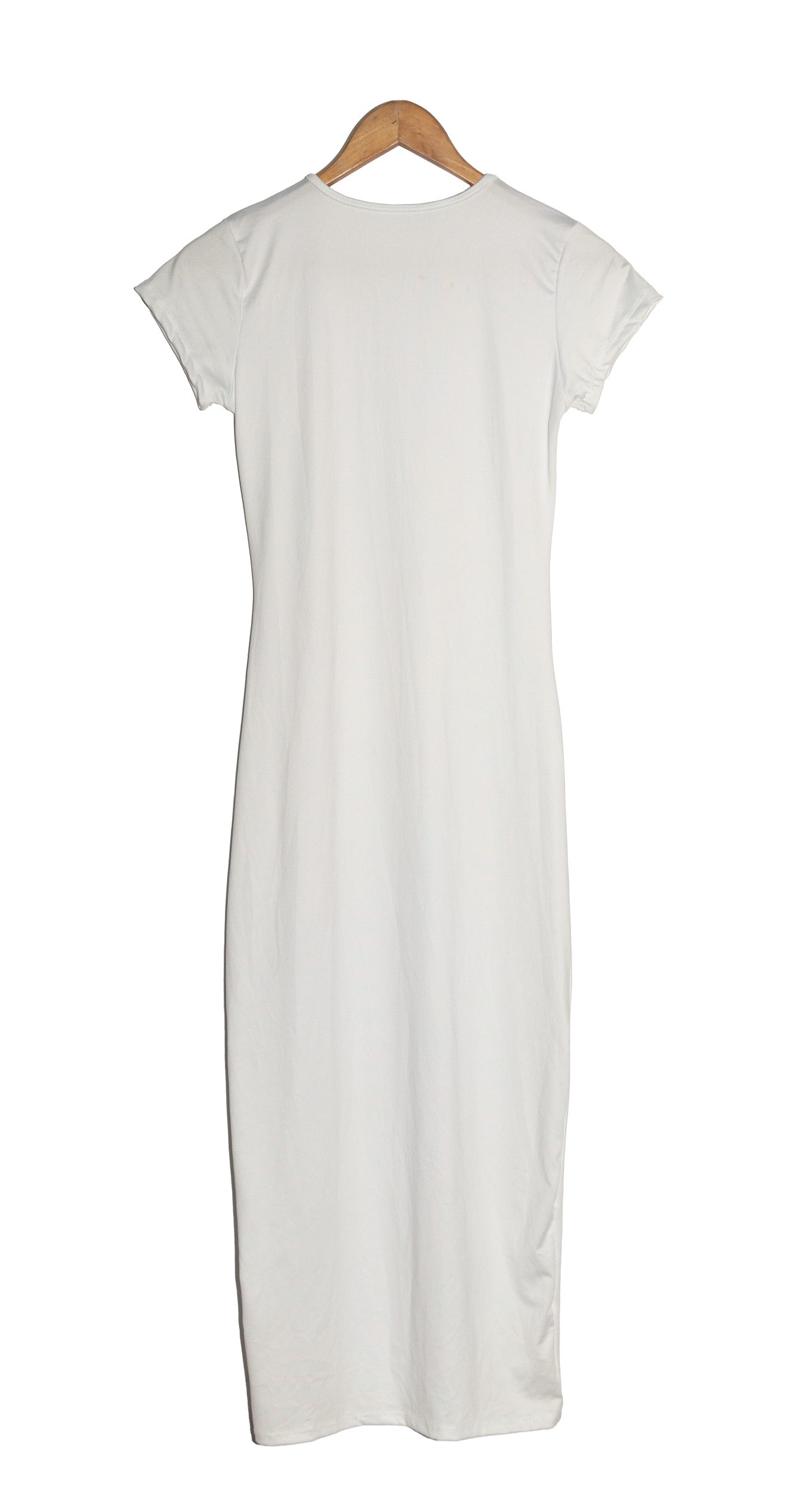 Vestido de abertura blanco