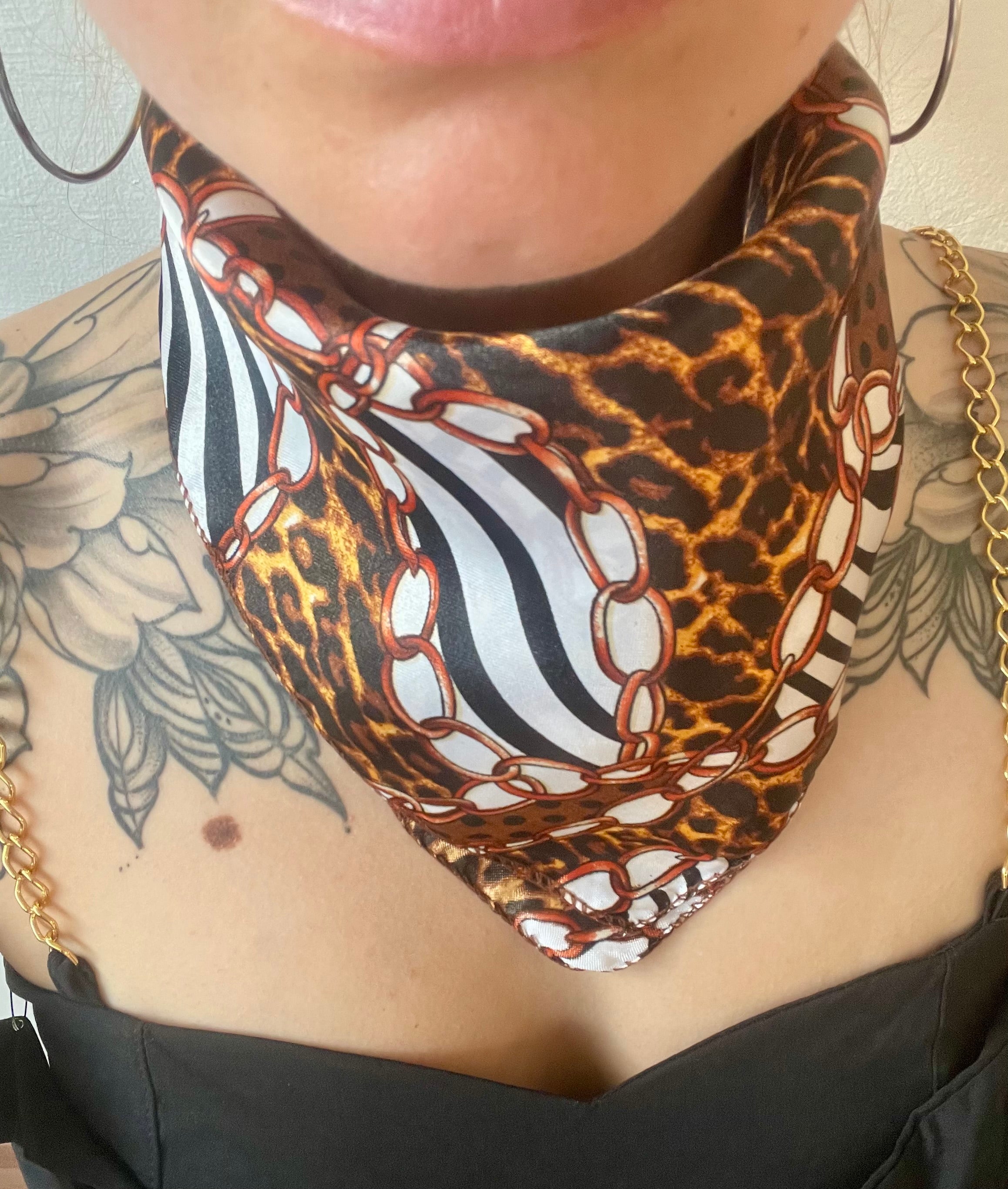 Pañoleta animal print